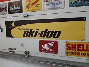 CLASSIC 50 X 12 INCH SKIDOO BANNER SIGN - Picture 1 of 1