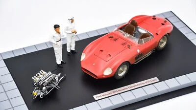 CMC 1/18 M172 Diorama Maserati 300S Dirty Hero RARE (AUTOART BBR MR KYOSHO NOREV - Immagine 1 di 4