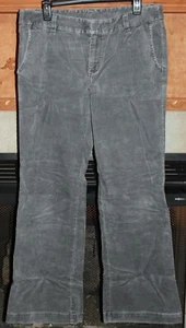 NWOT Size 12 Eddie Bauer Legend Wash Gray Boot Cut Corduroys Cords - Picture 1 of 8