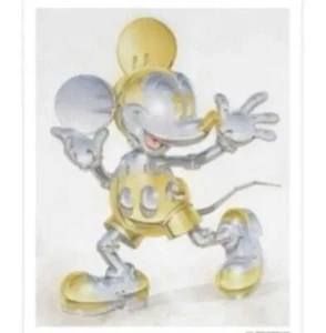 Mickey Mouse figure Hajime Sorayama Mickey Mouse Now AND Future Edition Disney - Picture 1 of 2