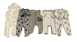 Lote de traje de nieve para dormir bebé niño 0-3 meses Gerber Burts abejas dinosaurio osos... - Imagen 1 de 9