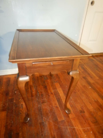 Antique Brown Cherry Pennsylvania House Tea Table Coffee End Table Cover