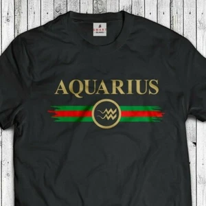 AQUARIUS ZODIAC HOROSCOPE T-SHIRT DESIGNER - Picture 1 of 7