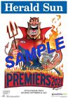 MELBOURNE DEMONS 2021 MARK KNIGHT PREMIERSHIP POSTER UNFRAMED PETRACCA GAWN