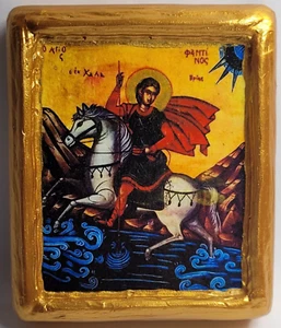 Heiliger Fantinos Phantinus San Fantino von Kalabrien katholische & griechisch-orthodoxe Ikone - Bild 1 von 8