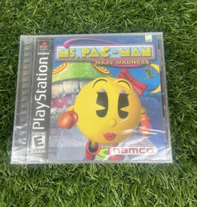 Ms. Pac-Man Maze Madness (Sony PlayStation 1, 2000) PS1 SEALED NEW RARE N59 - Picture 1 of 6