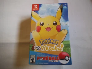 Pokémon: Let's Go, Pikachu! - Poké Ball Plus Pack (Nintendo Switch, 2018)  *New* - Picture 1 of 7
