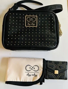 Itzy Ritzy Chelsea+Cole Crossbody Gold studded Diaper Bag W/Pad & Wallet New - Picture 1 of 11