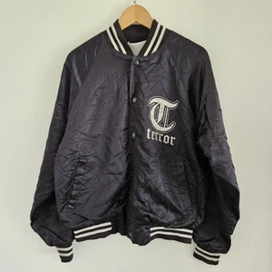 Terror Bomber Jacket Large Windbreaker Keepers of the Faith Hardcore LAHC Band - Picture 1 of 9