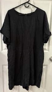 Mameluco Forever 21 Plus Negro Manga Corta Talla 1X Nuevo con Etiquetas Informal Calce Relajado - Imagen 1 de 14