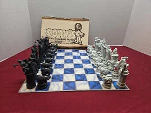 Juego de ajedrez Harry Potter Wizard Mattel 2002 tablero y piezas solamente - Imagen 1 de 5