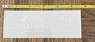 Rescue Our Wetlands Ducks Unlimited Sticker-Brand New-SHIPS N 24 HOURS - Image 1 of 2