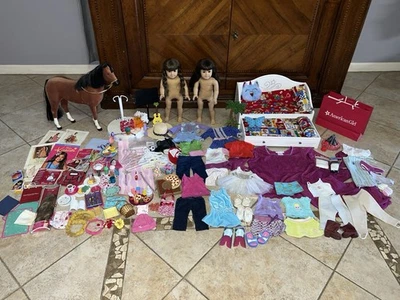 American Girl Dolls Molly Samantha Huge Lot Clothes & Accessories Pleasant Co. - Image 1 of 4