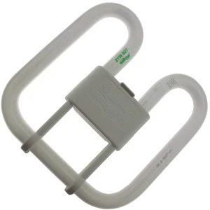 2D light bulb 21 watt GE POLYLUX F212D/827/4p compact fluorescent 21w 2700K CFL  - Picture 1 of 4