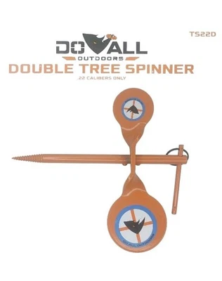 Do All Traps Double Tree Spinner Shooting Target Orange TS22D .22 Calibers Only  - Image 1 of 4