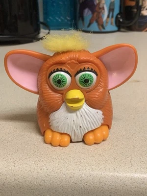 Vintage Orange Furby McDonald's Happy Meal Toy 1998 - Image 1 of 4