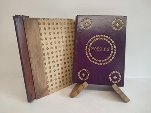 Poésies de Alfred de Musset courtois Piazza 1928 Limite Reliure en cuir de Luxe - Picture 1 of 18