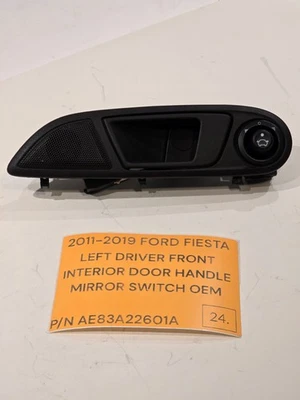 11-19 Ford Fiesta Left Driver Front Interior Door Handle Assembly AE83A22601 OEM - Image 1 of 4