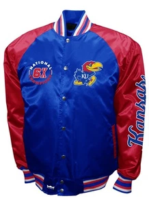 Kansas Jayhawks Franchise Club Commemorative Satin Jacket - Picture 1 of 3