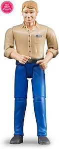 60006 - Hombre De Tez Clara Y Pantalones Azules - 1:16 Bworld, Figura De Juguete - Imagen 1 de 3