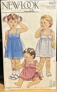 New Look Maudella 6450 Size 6 Months - 4 Years Dresses Sewing Pattern - Picture 1 of 2