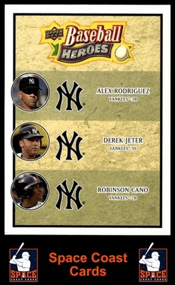 2008 Upper Deck Baseball Heroes #188 Alex Rodríguez Jeter Cano Foto 1 de 2