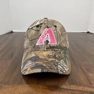 Arizona Diamondbacks New Era Women's Camouflage Adjustable Hat 9Twenty Pink LOGO - Picture 1 of 10