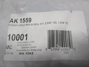 Yukon Gear & Axle AK 1559 Axle Bearing & Seal Kit FREE SHIPPING - Picture 1 of 2