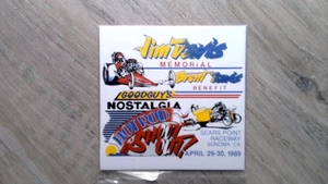 Daytona Trophy Jim Davis Memorial Hot Rod Shootout Plaque 1989 - Picture 1 of 2