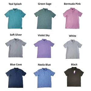 Members Mark Men's Stretch Cotton Moisture Wicking Pique Polo Classic Fit Shirt - Picture 1 of 13