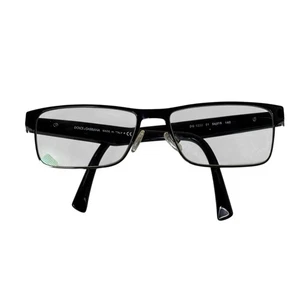 Dolce & Gabbana DG1232 01 Black Eyeglass Frames 54□16 140 Made in Italy - Picture 1 of 5