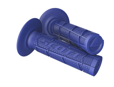 Empuñaduras Scott Radial Full Waffle Twist Throttle MX azul CRF 230F 250F 250R 450F Foto 1 de 3