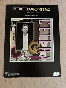 PETER CETERA de CHICAGO Partituras BEST OF TIMES (1988) 6 páginas (forma casi nueva) - Imagen 1 de 3