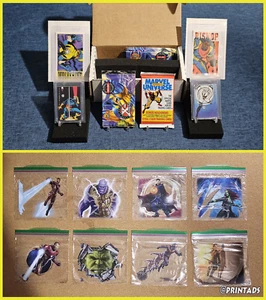 Fleer X-Men 1996 + paquetes del Universo Marvel + 97 cartas de X-Men + 2 juegos de bolsas Ziploc #1 - Imagen 1 de 7