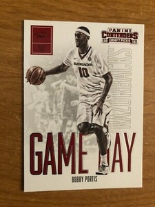 2015 Panini Contenders Draft Picks Game Day Bobby Portis RC Arkansas