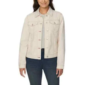 Buffalo Ladies' Classic Denim Jacket-(Eggshell, XXL) NEW W TAG - Picture 1 of 5