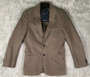 G-STAR RAW Men’s Brown Blazer Jacket Sport Coat Size Small
