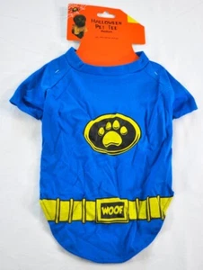 Dog's Halloween costume Super dog size medium lightweight blue & yellow 14-16" - Picture 1 of 6