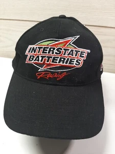 Interstate Batteries Racing Baseball Cap Hat One Size SnapBack Black #18 - Picture 1 of 6
