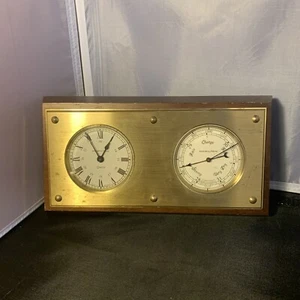 1989 Hamilton Clock Weather Station Quartz made in Germany - Picture 1 of 5