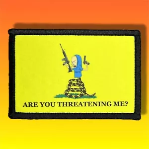 Parche moral Beavis And Butthead/insignia militar gancho táctico y bucle 290 - Imagen 1 de 8