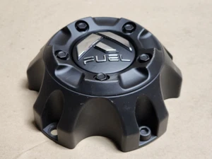 FUEL Custom Wheel Cap for Matte Black w Silver Logo 1001-57  CAP M-454  ST-MQ805 - Picture 1 of 4