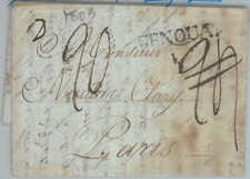 82337 - REGNO - Storia Postale - BUSTA PREFILATELICA 1844 Disinfestata !