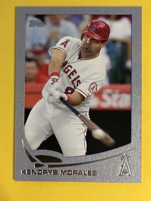 2013 Topps #108 Kendrys Morales Envoltura de pizarra plateada Redemption Ser# 10/10 Foto 1 de 2