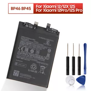 Batería de teléfono de repuesto BP45 BP46 para Xiaomi 12Pro 12S Pro Xiaomi 12 12X 12S - Imagen 1 de 10