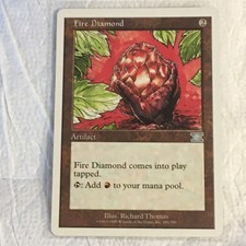 MTG Sixth 6th Edition - Fire Diamond (NM-/EX+) Never Played