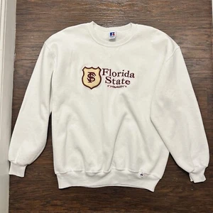 Vintage Russell FSU Sweatshirt Pullover XXL Florida State Embroidered - Picture 1 of 11