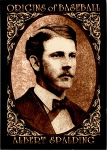 1994 ORIGINS OF BASEBALL - #26 A.G. SPALDING BOSTON RED STOCKINGS