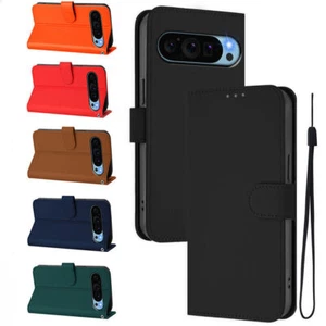 Candy Color PU Leather Wallet Phone Case for Google Pixel 6 8 7 9 Pro 8A 9A 6A - Zdjęcie 1 z 30