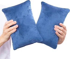 2 Pack Small Pillow Memory Foam Mini Pillow 11 X 7 Inch For Travel Sleeping Nap - Picture 1 of 12
